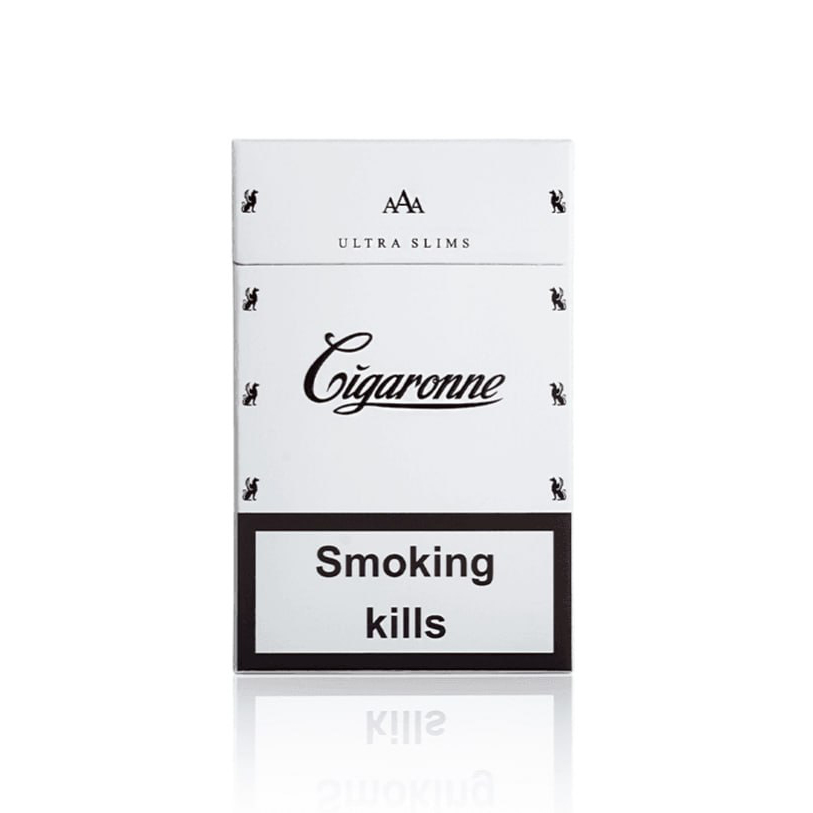 Cigaronne Ultra Slims White 3mg Carton